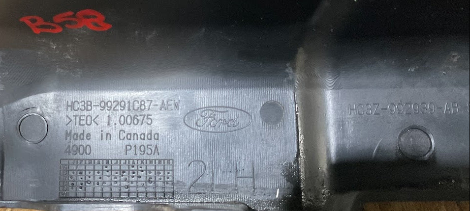 17-22 Ford F-250/F-350 Super Duty Rear Left Lower Bed Corner Trim USED OEM P# HC3B-99291C87-AEW