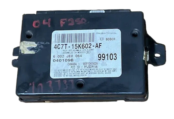 03-07 Ford F-250/F-350 Multifunction Anti Theft Keyless Module USED OEM P#4C7T-15K602-AF