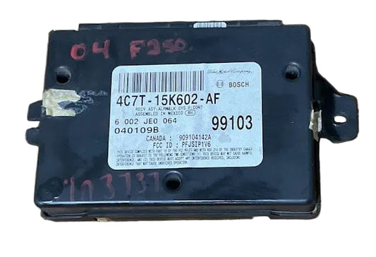 03-07 Ford F-250/F-350 Multifunction Anti Theft Keyless Module USED OEM P#4C7T-15K602-AF