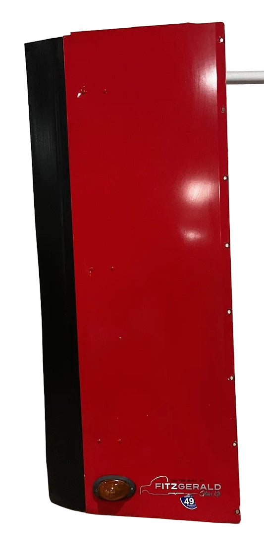 2003-2023 FreightLiner Coronado Glider Right Passenger Exterior Lower Fairing Red W/Light  & Handle