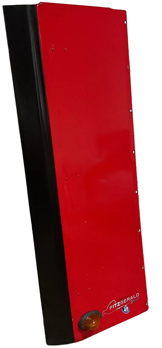 2003-2023 FreightLiner Coronado Glider Right Passenger Exterior Lower Fairing Red W/Light  & Handle