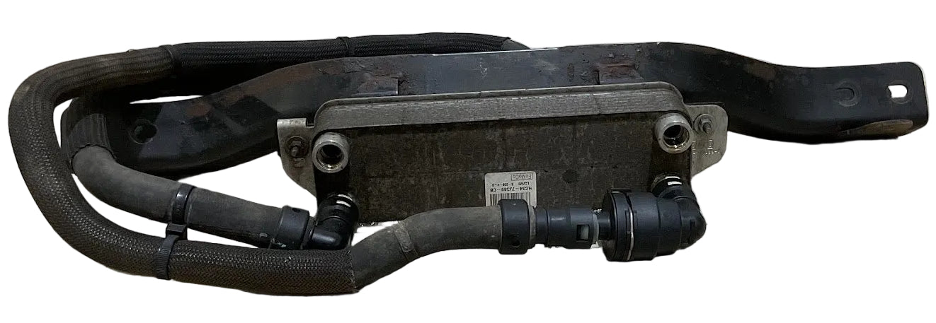 2017- 2019 Ford F-250/350/450/550 Super Duty Transmission Oil Cooler W/ Bracket & Hoses USED OEM P# HC34-7J389-CB