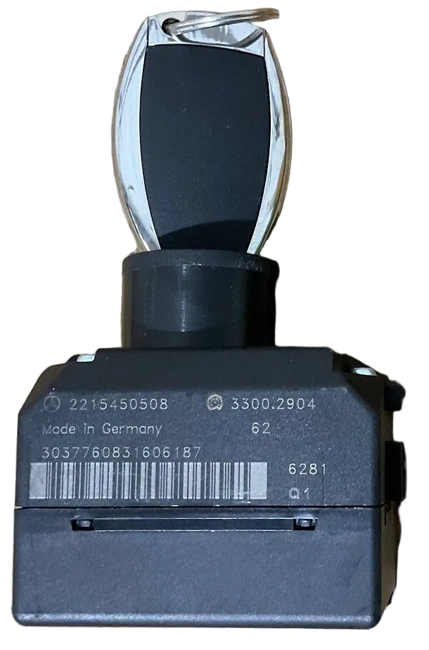 2007-2010 Mercedes S550 Ignition Switch W/ Key USED OEM P# 2215450508