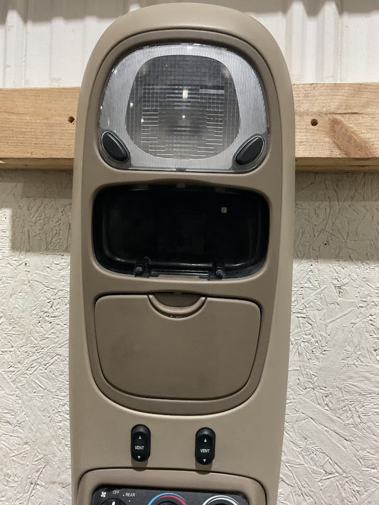 2005 Ford Excursion Overhead Console OEM w/ Compass Display & Driver Info Center – Map Lights Work
