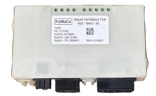 2015-2016 Ford Trailer Tow Module USED OEM P# FC3T-19H517-AG