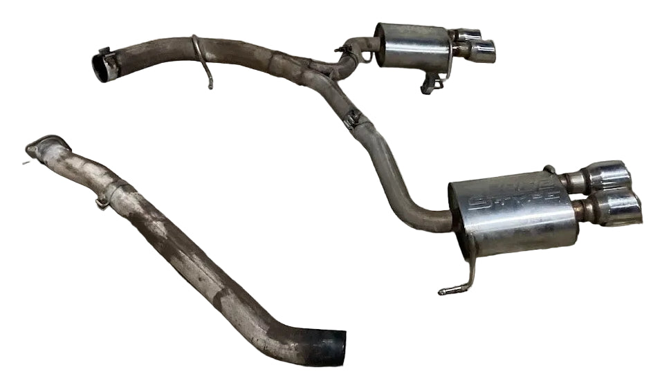 2015-2021 Brola S-Type Cat Back Exhaust W/ Stainless Steel Tip