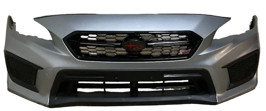 2015-2021 Subaru WRX STI Front Bumper Silver USED