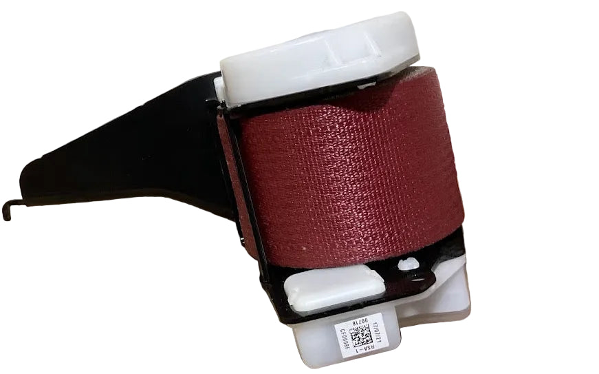 2015-2021 Subaru WRX STI Left Rear Seat Belt Red P# TK-AH0-ES155 USED OEM