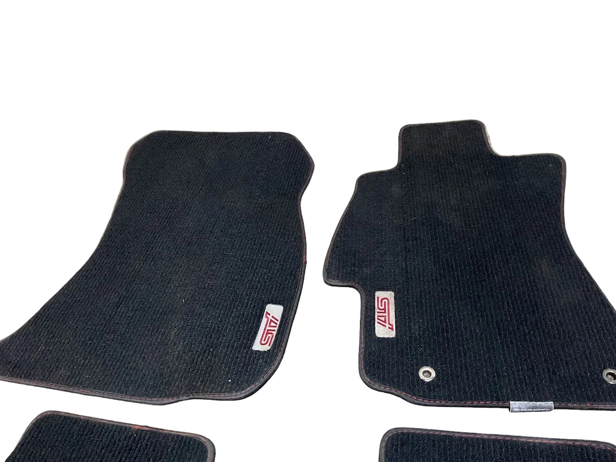 2015-2021 Subaru WRX STI Floor Mats W/STI Logo OEM USED