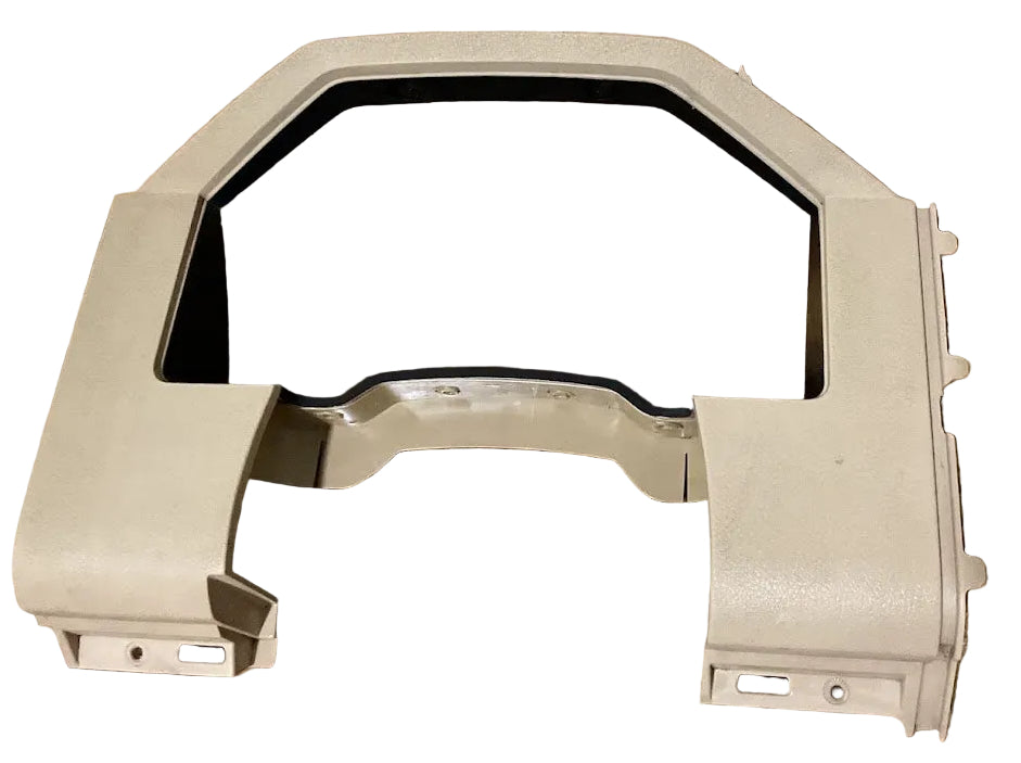 2008-2010 Ford Super Duty F-250/F-350 Cluster Trim Bezel TAN  USED OEM P# 7C34-25044-D-70-A