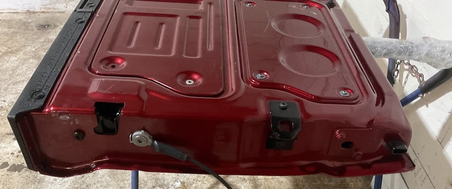 2025-2027 Ford F250-F450 super duty ruby red tailgate