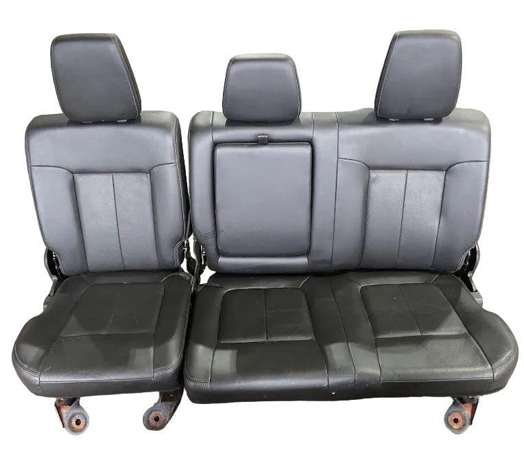 11-16 Ford F250-F550 Crew Cab Leather Seats Heated & Cooled