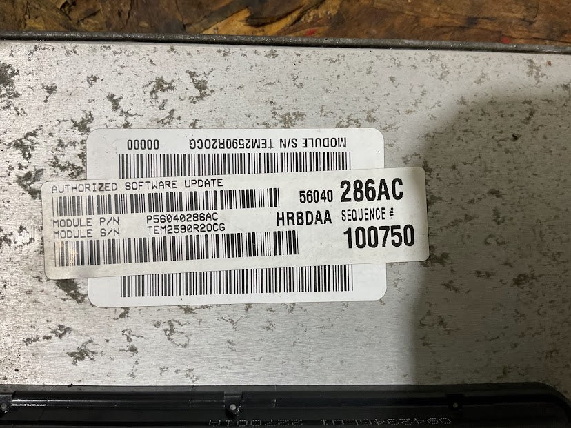 2001 Dodge Ram 2500 3500 PCM P56040286AC 5.9 CUMMINS