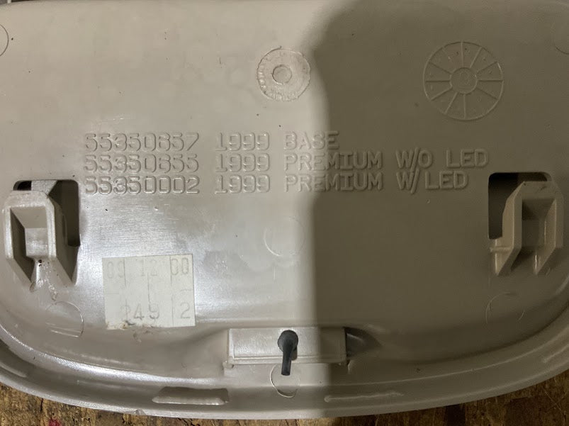 99-02 Dodge RAM 1500-3500 Overhead Console w/ 55350002
