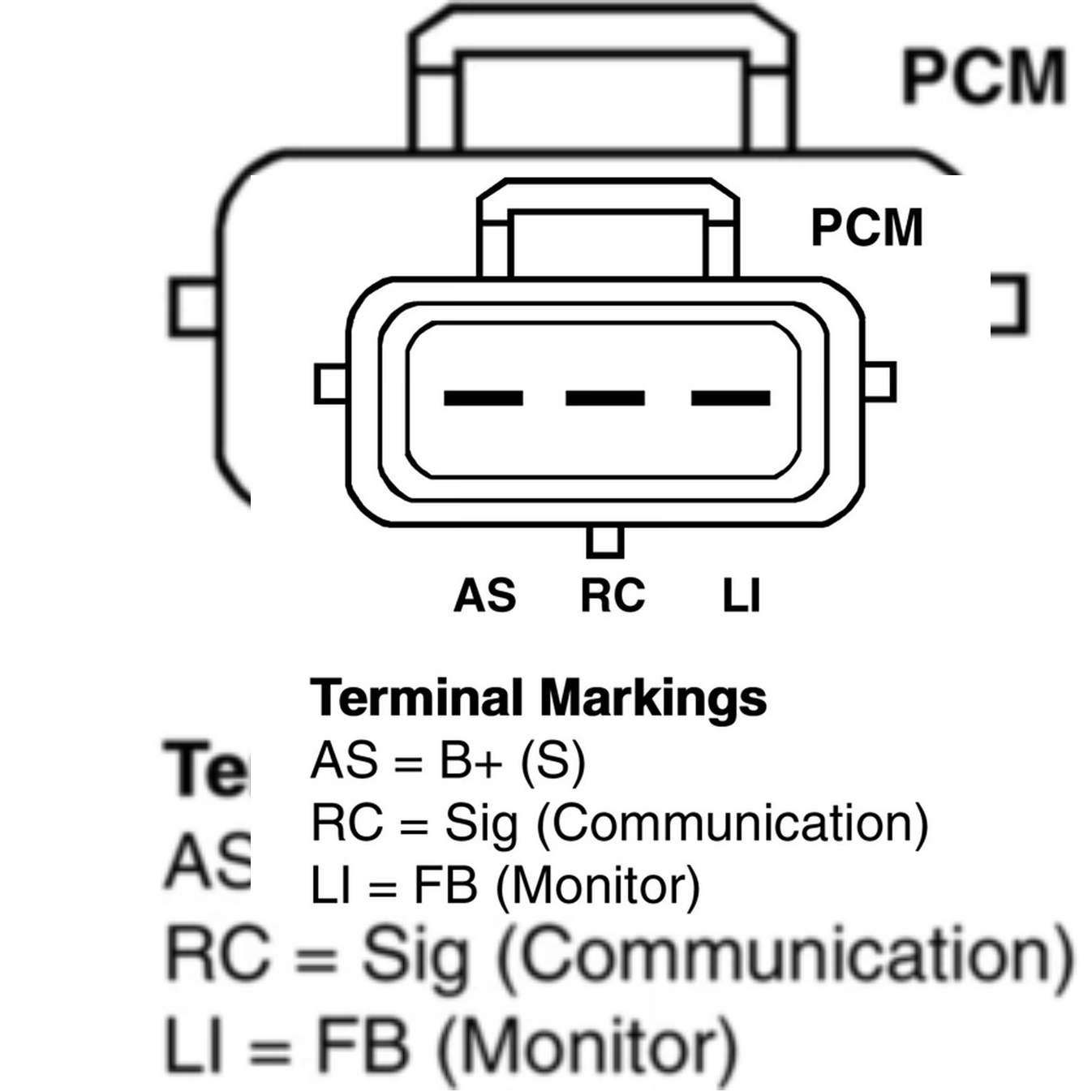 FORD F350 1 TON, F250 3/4 TON 13-14, F150 1/2 TON 11-14 Alternator - Remfd - Standard 200 A P#RAY 2139775
